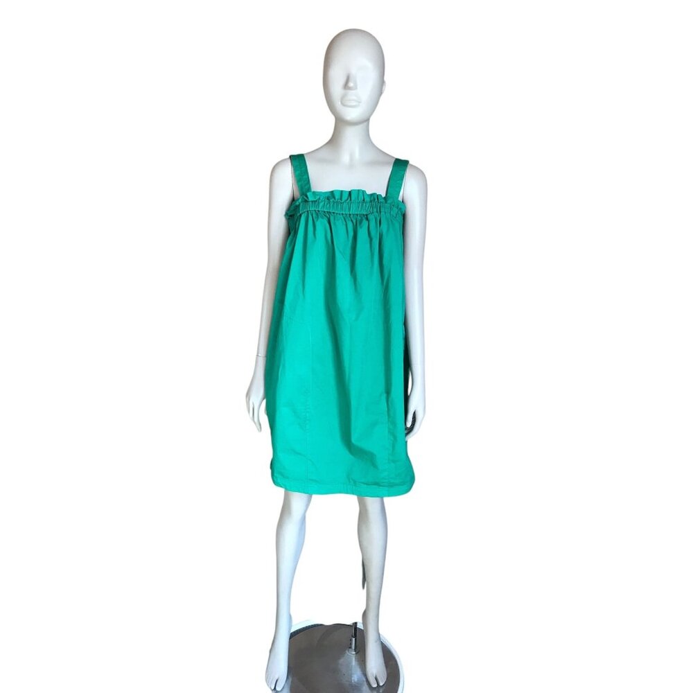 Everlane Green Paperbag Dress
